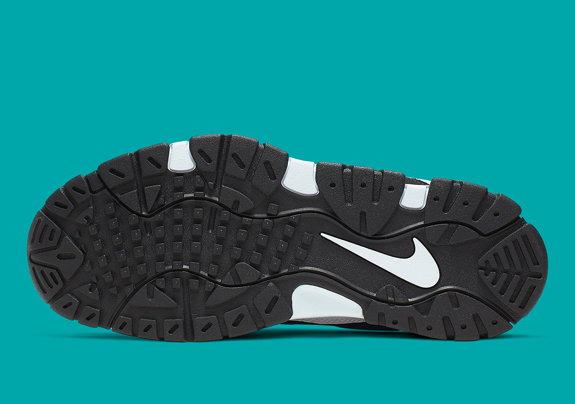 Nike Air Barrage Black White Aqua At7847 001 4