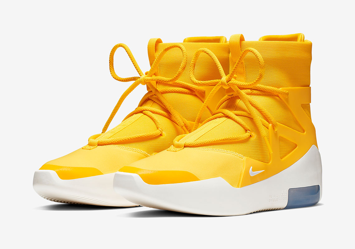 Official Images Of The Nike Air Fear Of God 1 "Amarillo"