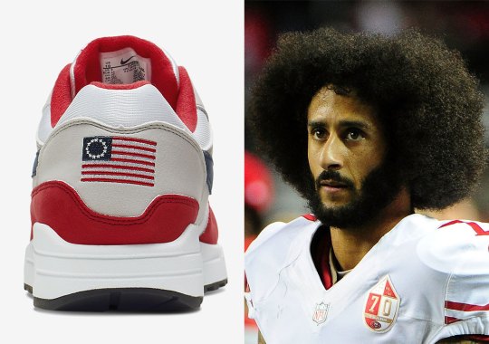 Colin Kaepernick’s Intervention Lead Nike To Scrap Air Max 1 “Betsy Ross” Release