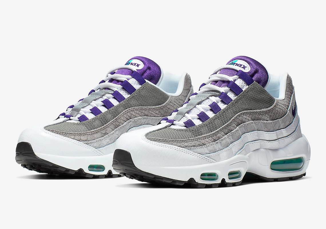 Nike Brings Back The Original Air Max 95 "Grape" With Snakeskin Upgrades