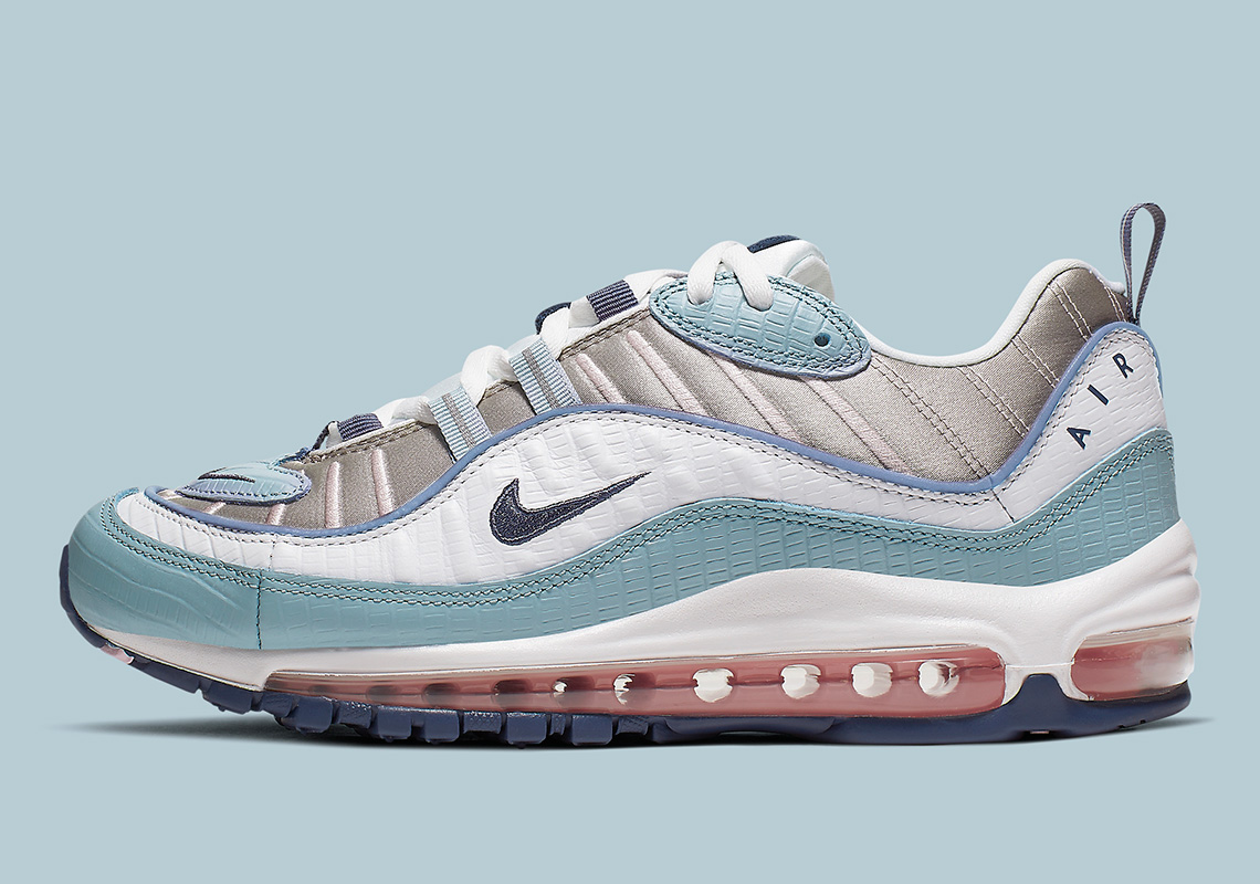 More Snakeskin Applications Appear On The Nike Air Max 98 "Ocean Blue"