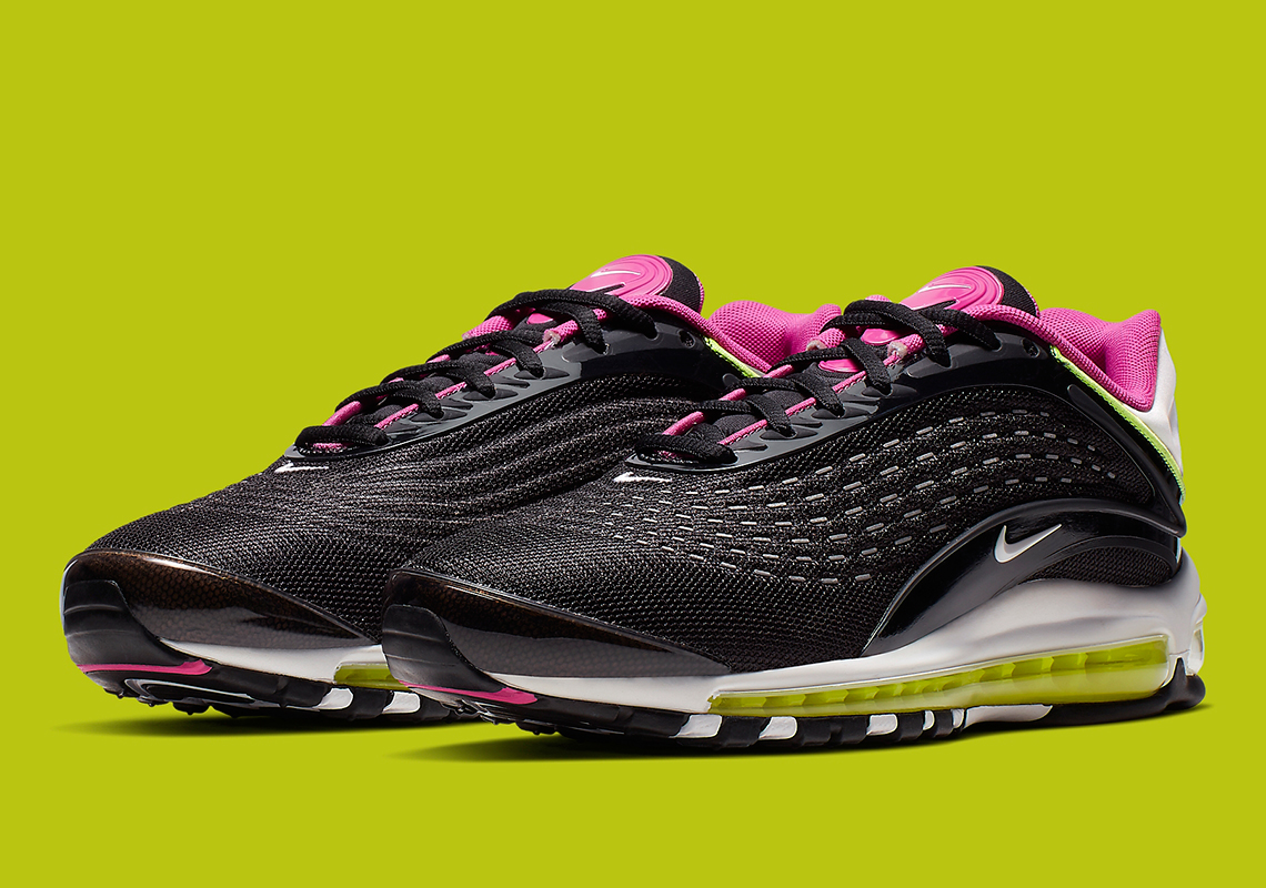 Nike Air Max Deluxe Black Magenta Volt Aj7831 005 1