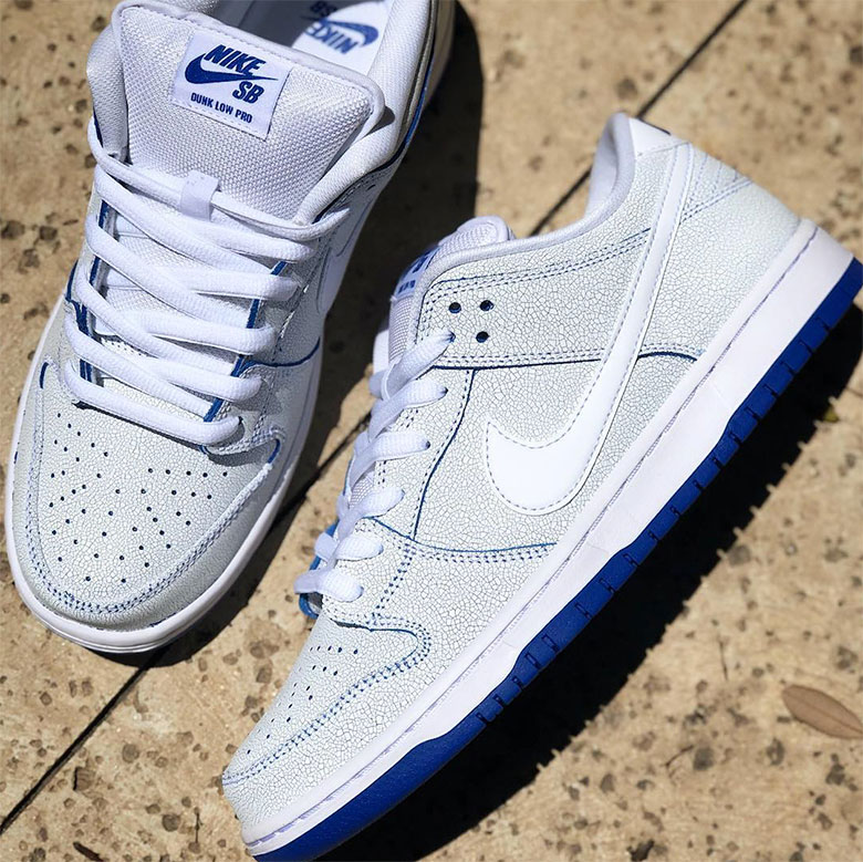 Nike Sb Dunk Low Prm White Game Royal 2