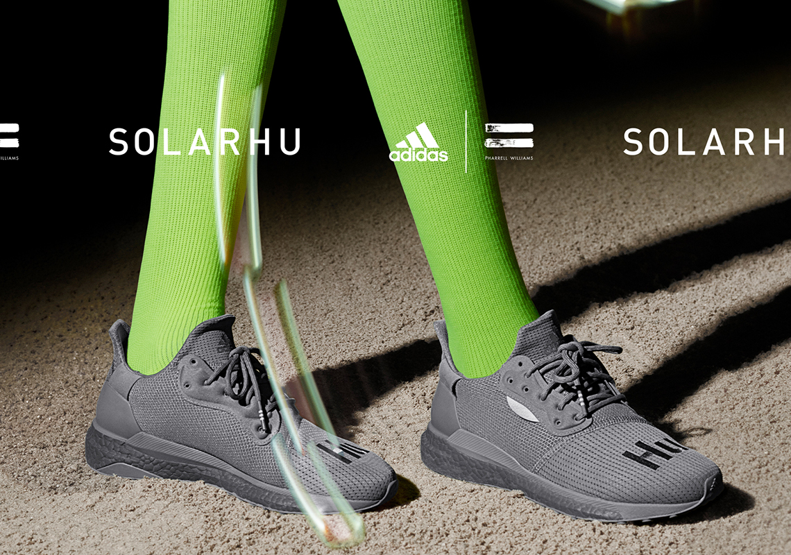 Pharrell Adidas Solarhu Glide Greyscale Pack Release Date 8