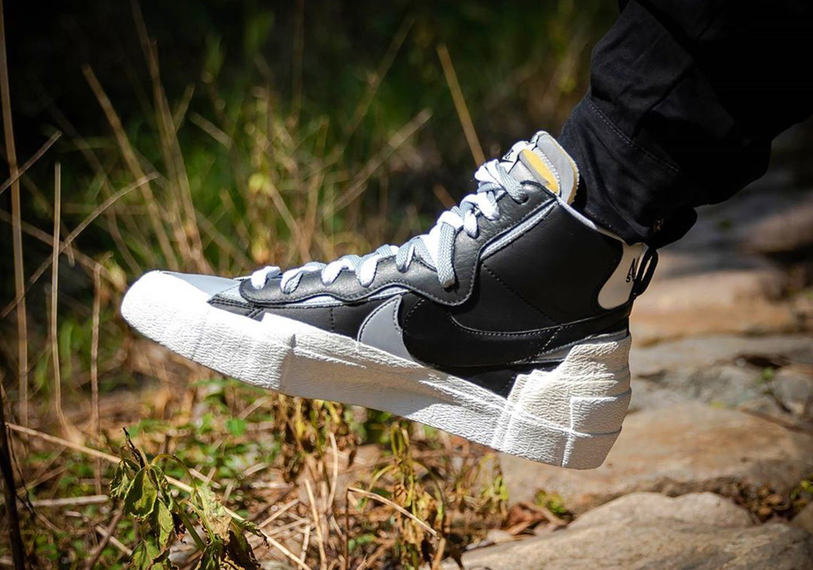 Sacai Nike Blazer Greyscale Bv0062 002 1