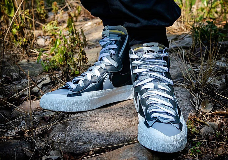 Sacai Nike Blazer Greyscale Bv0062 002 3