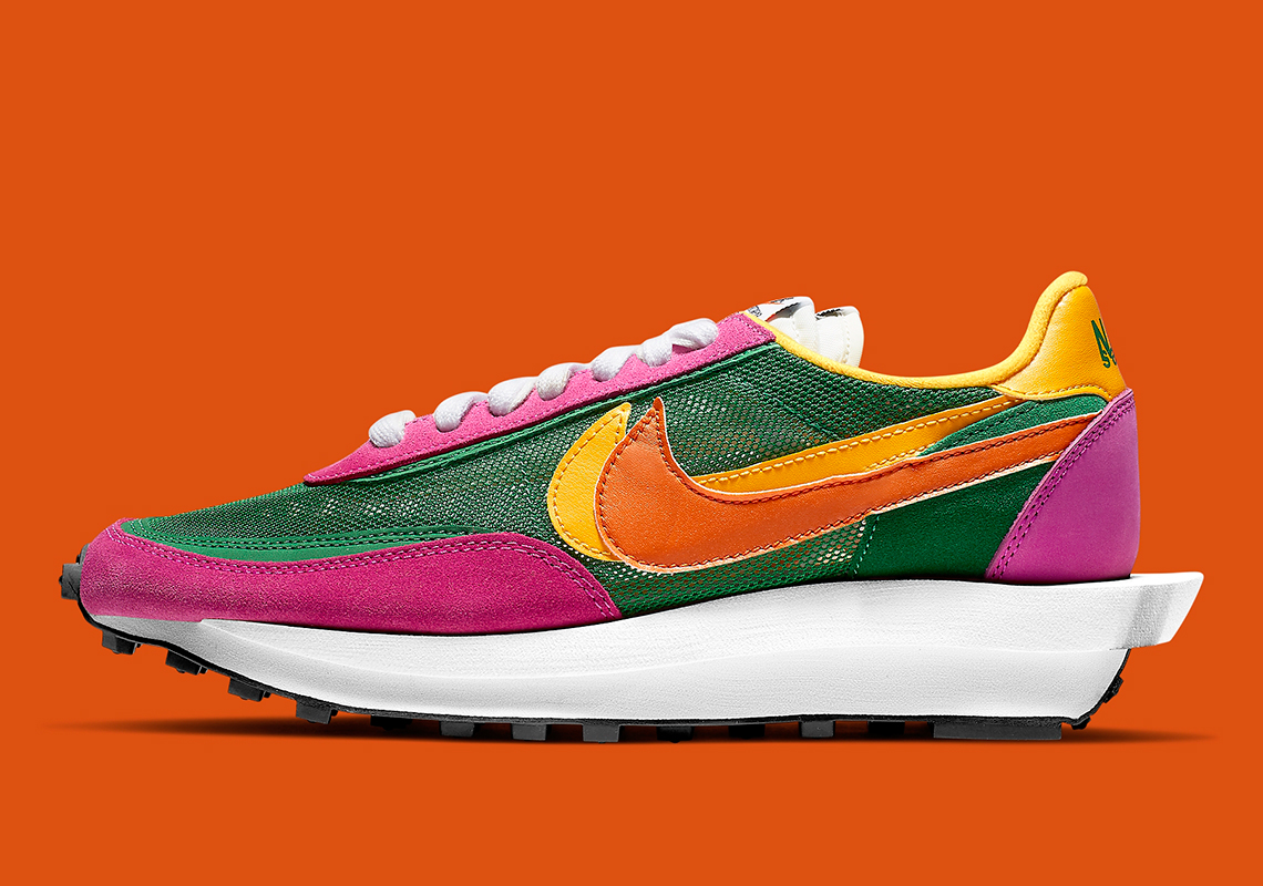 Sacai Nike Ldwaffle Pine Green Clay Orange Bv0073 301 4