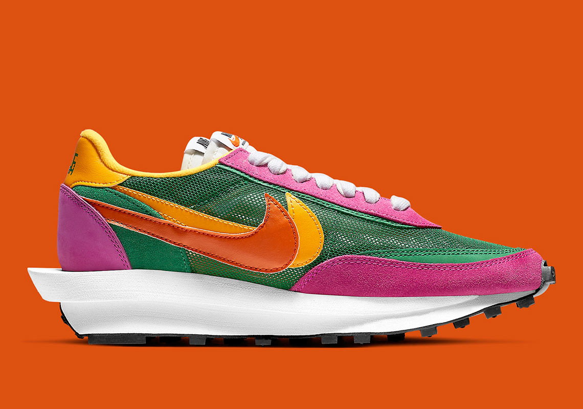 Sacai Nike Ldwaffle Pine Green Clay Orange Bv0073 301 5