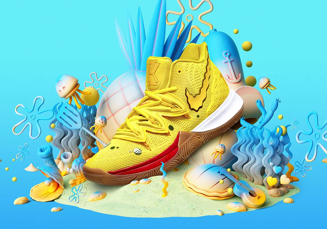 Nike And Kyrie Irving Celebrate 20th Anniversary Of SpongeBob Squarepants