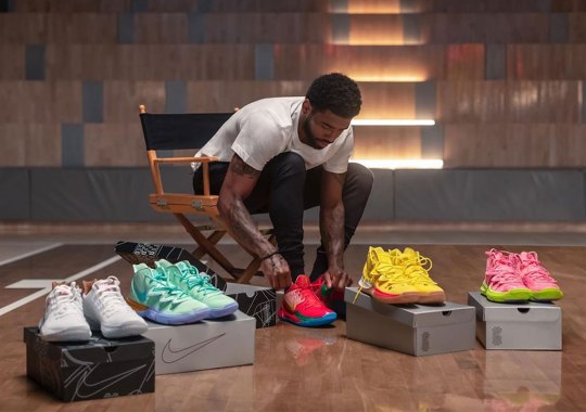 The SpongeBob SquarePants x Nike Kyrie Collection Releases In August