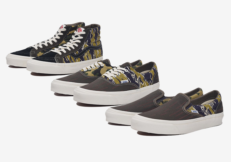 Vans Reveals Alternating Camo Prints On Three Classics