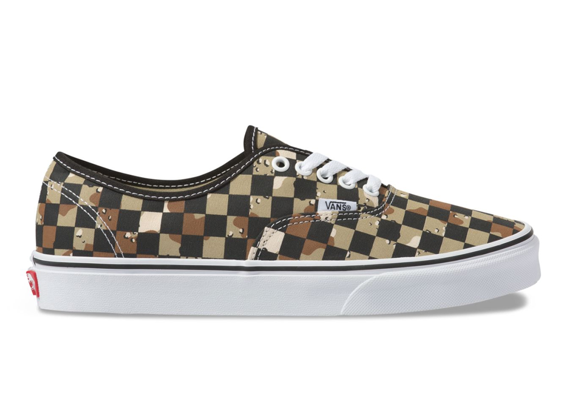 Vans Authentic Desert Camo Checkerboard 2