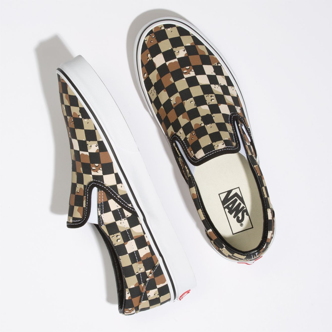 Vans Slip On Desert Camo Checkerboard 5