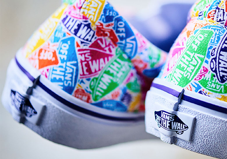 Vans Slip On Multi Color Logo 1