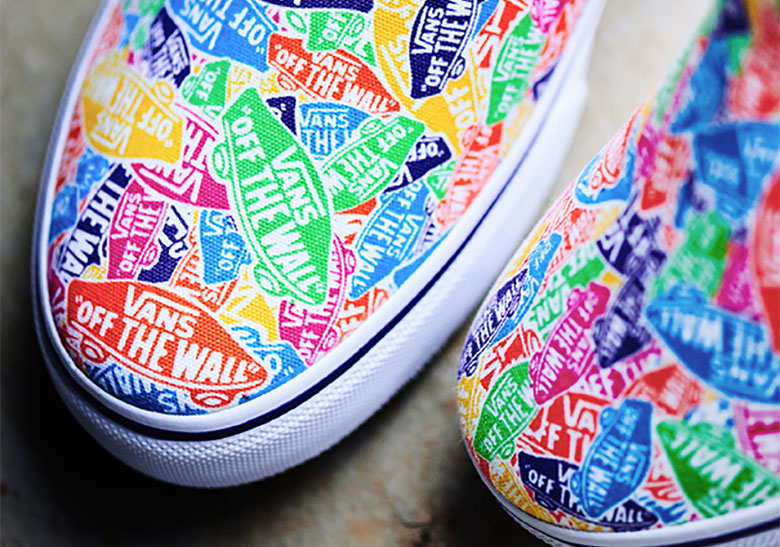 Vans Slip On Multi Color Logo 3