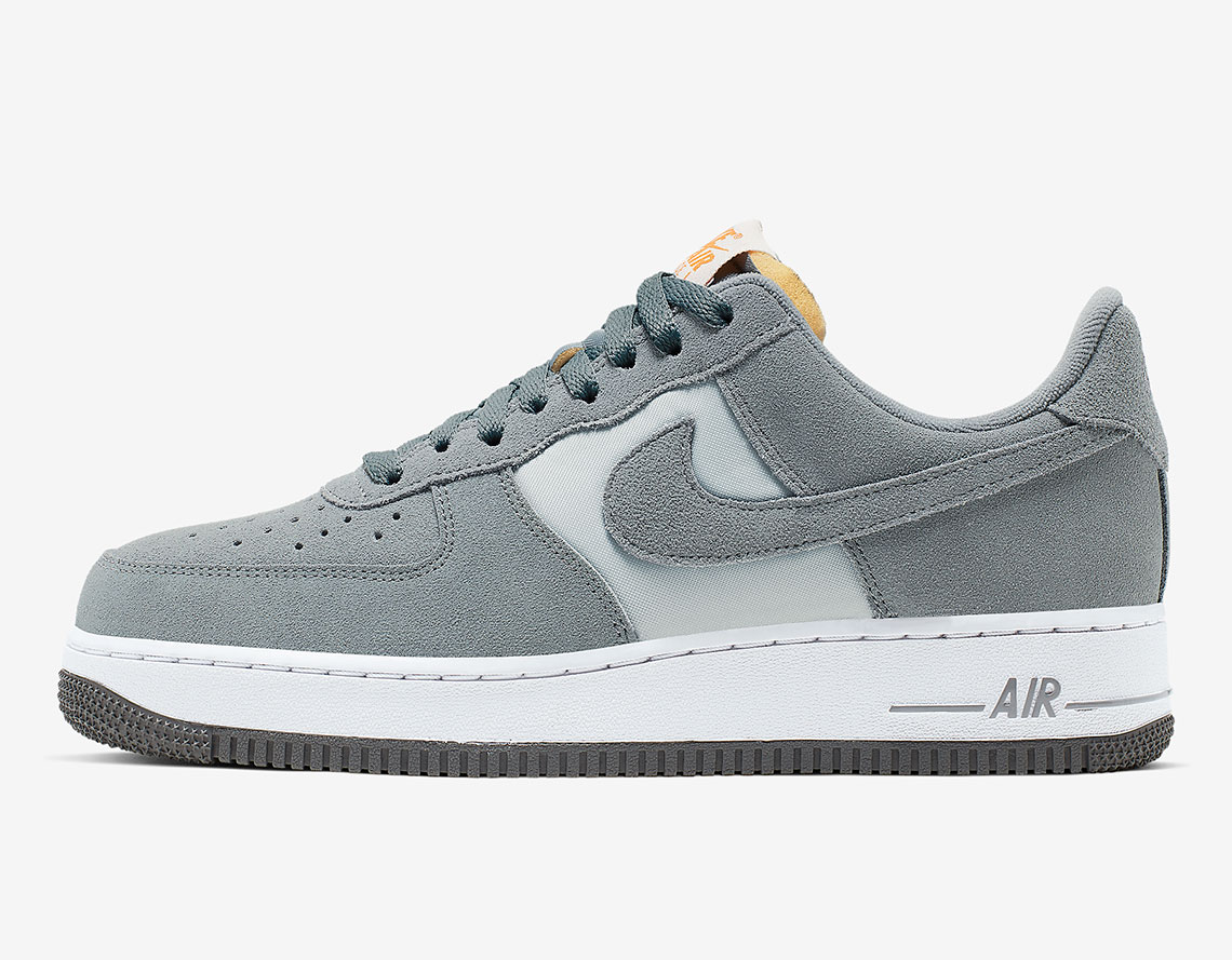 Nike Air Force 1 "Cool Grey" Adds Retro Hits With Exposed Mesh Tongues