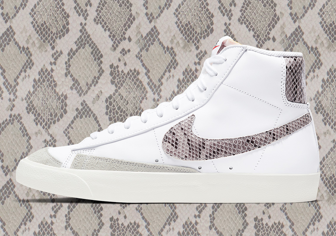 The Nike Blazer Mid Vintage Continues The Trend Of Snakeskin Uppers