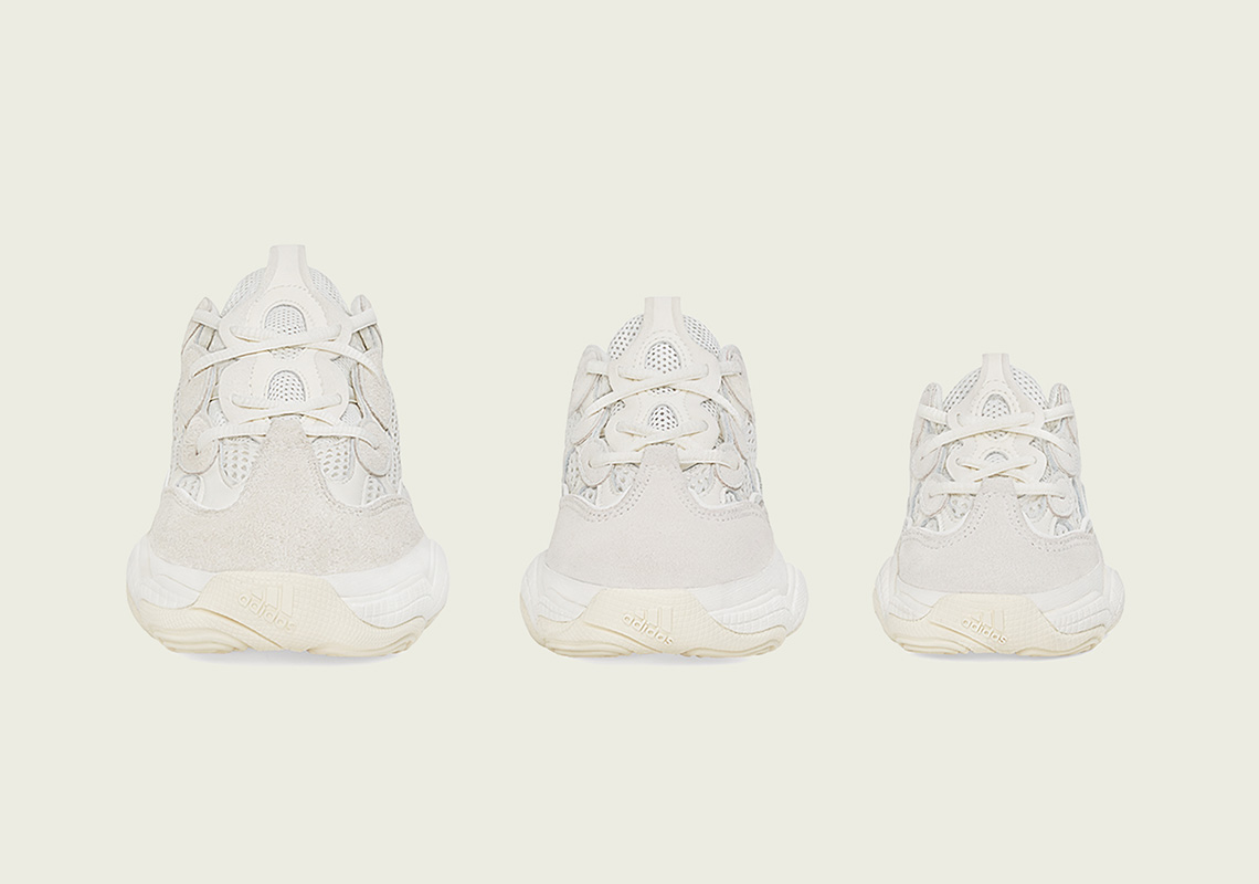 Yeezy 500 Bone White Full Family 4