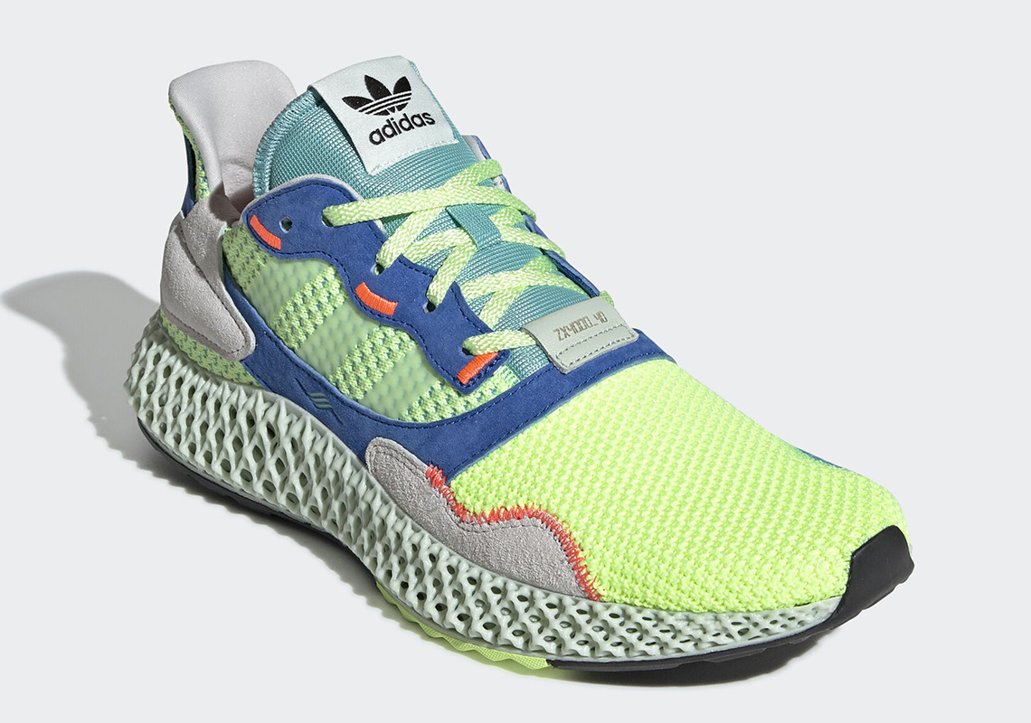 Adidas Zx4000 4d Easy Mint Ef9623 4