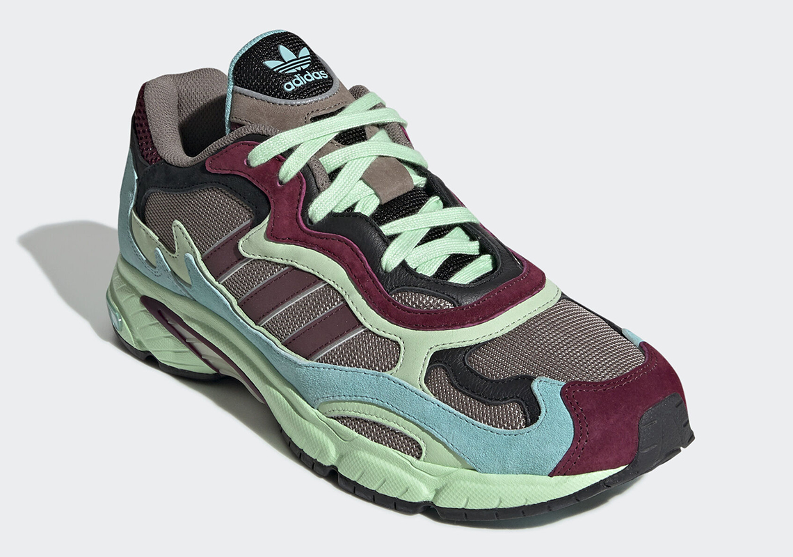 Adidas Temper Run Maroon Sea Green Ee7741 3