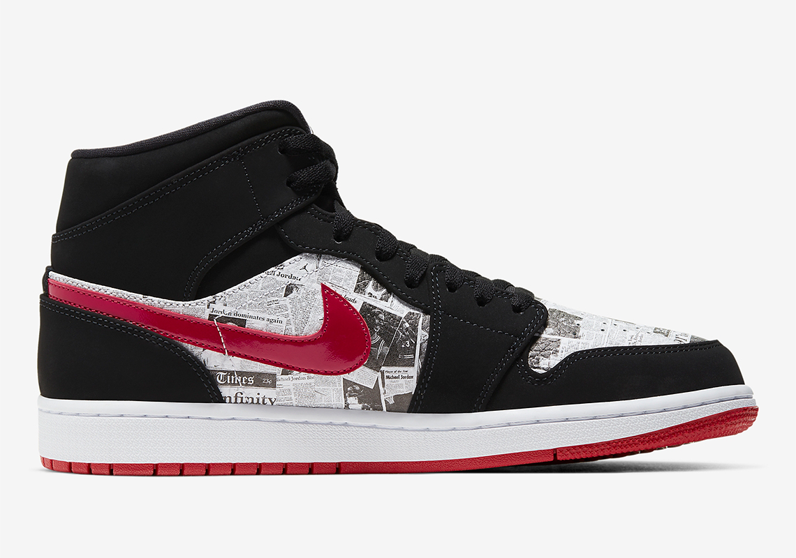 Air Jordan 1 Mid Newspaper 852542 061 16