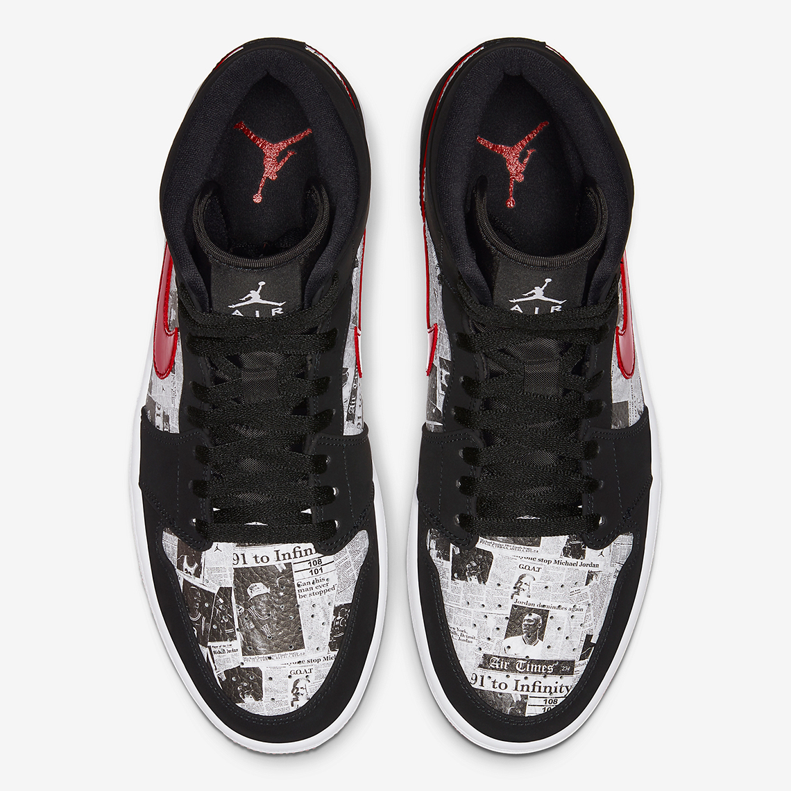 Air Jordan 1 Mid Newspaper 852542 061 2