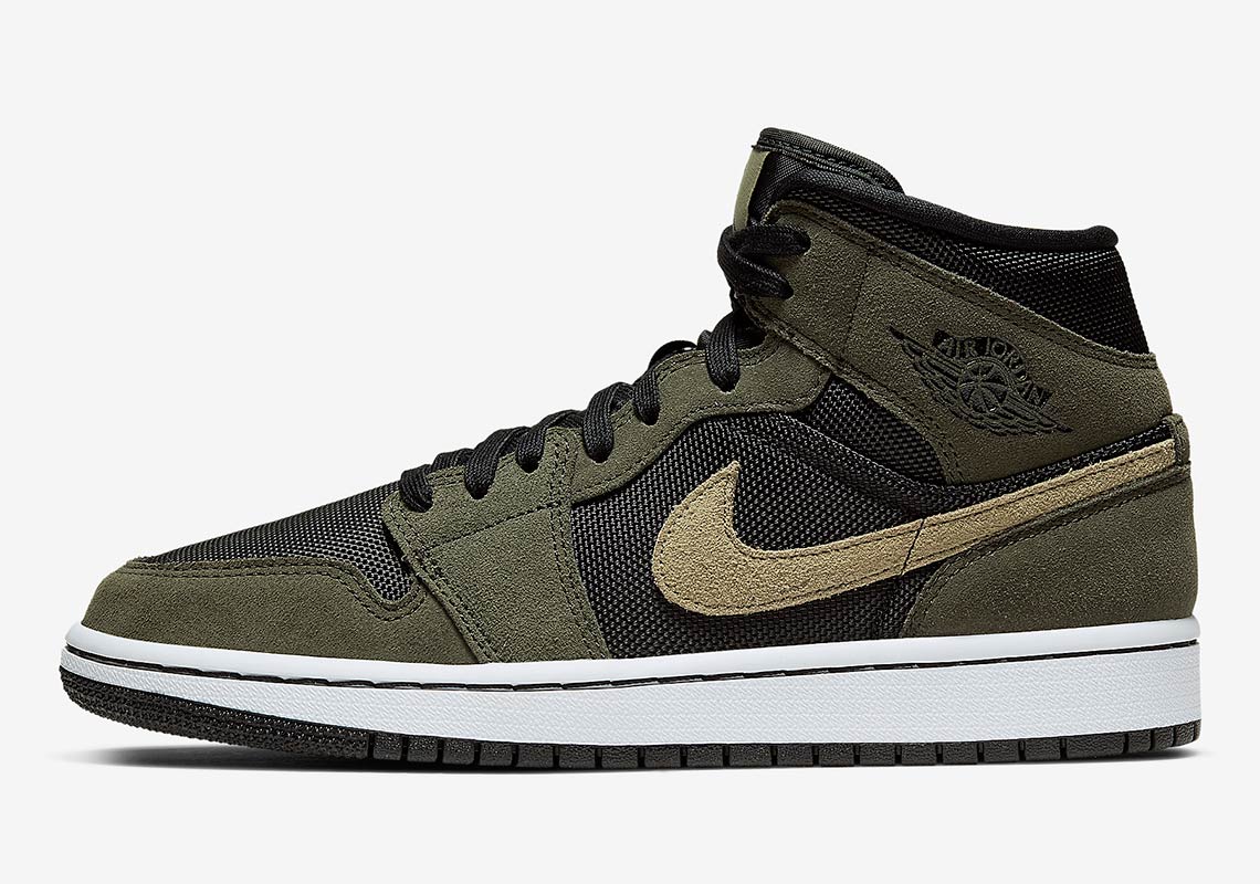 Air Jordan 1 Mid Olive Bq6472 030 1