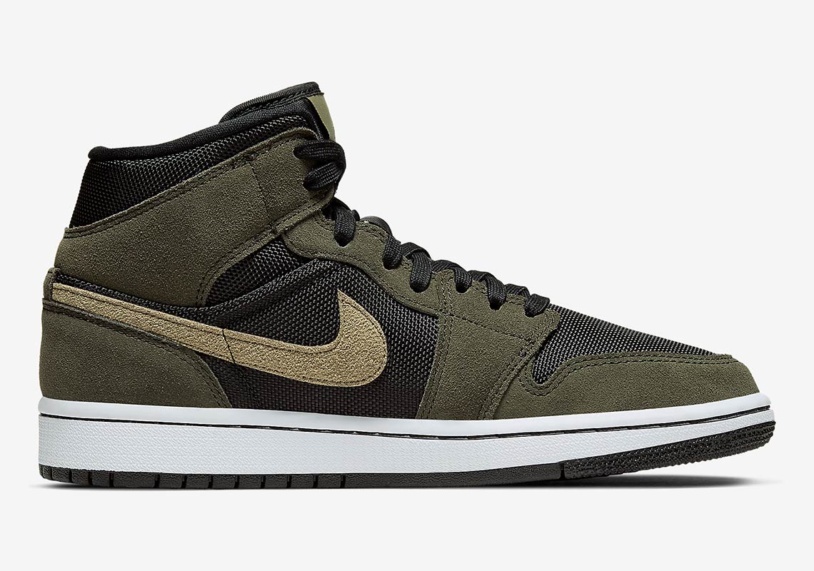 Air Jordan 1 Mid Olive Bq6472 030 3