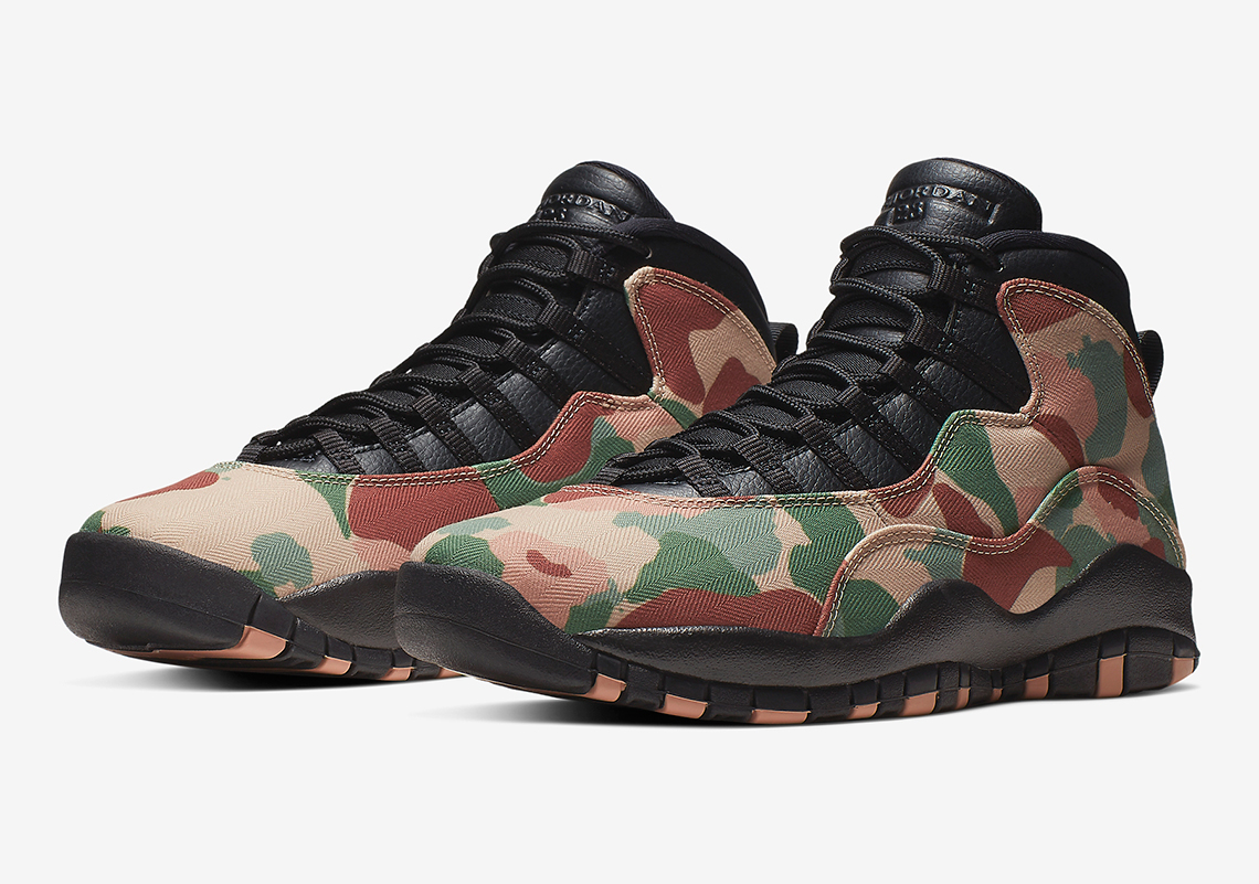 The Air Jordan 10 Gets Draped In "Duck Camo"