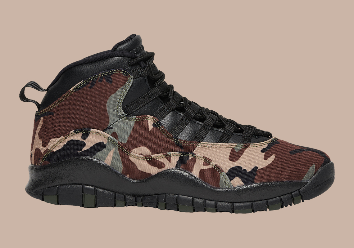 The Air Jordan 10 "Camo" Releases On August 31st