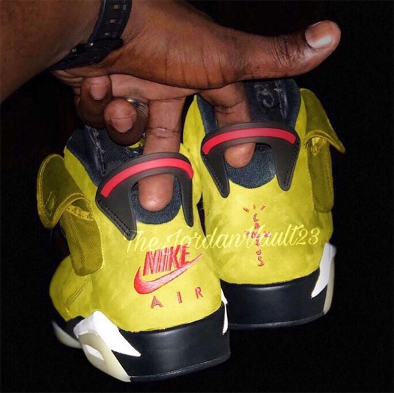 Air Jordan 6 Travis Scott Yellow