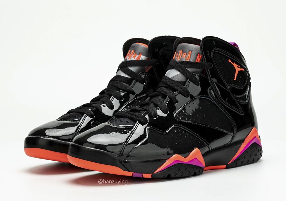 Air Jordan 7 Black Patent Leather 313358 006 6