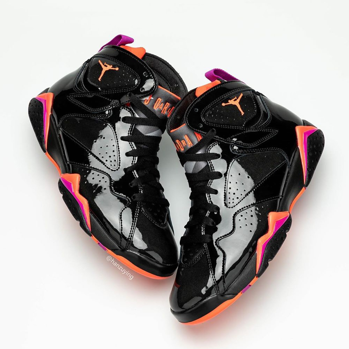 Air Jordan 7 Black Patent Leather 313358 006 7