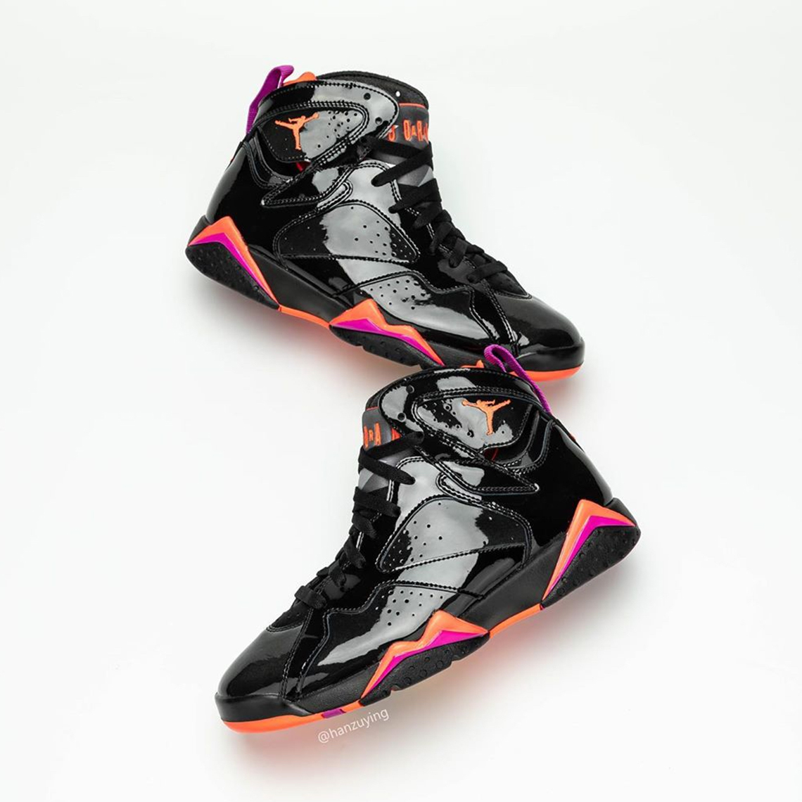 Air Jordan 7 Black Patent Leather 313358 006 8