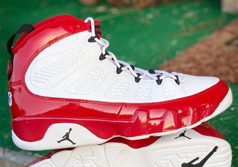 The Air Jordan 9 Retro Gets Red Patent Leather For The First Time