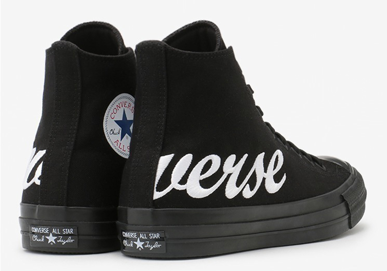 Converse Chuck Taylor Script Logo Black 2