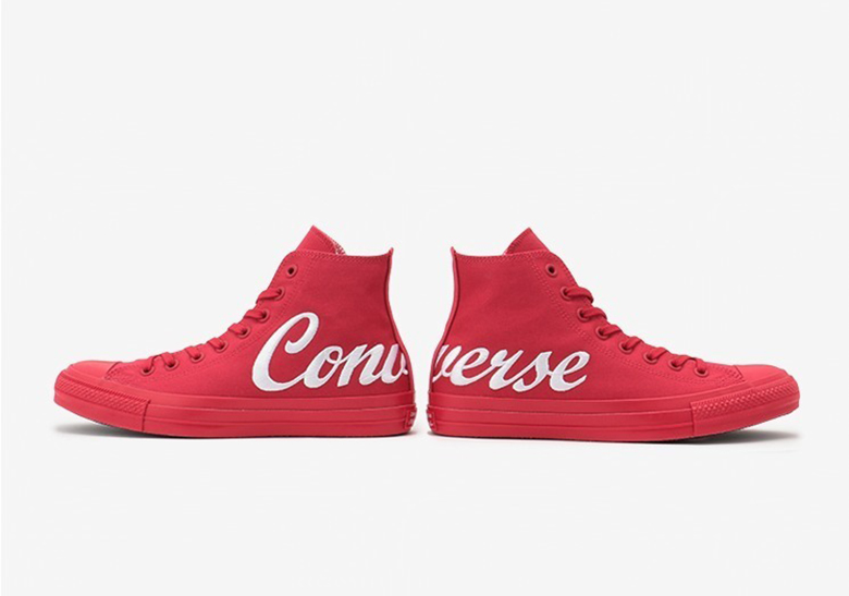 Converse Chuck Taylor Script Logo Red 1