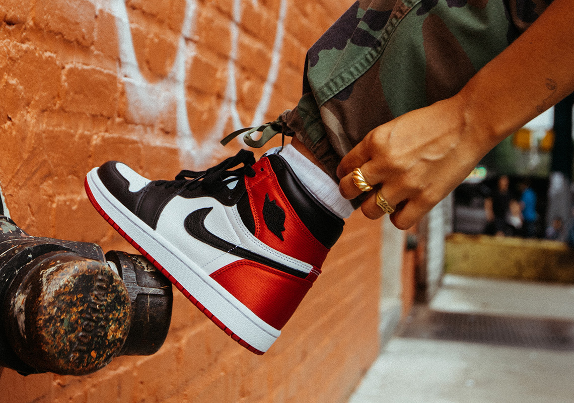 The Air Jordan 1 “Satin Black Toe” Releases Tomorrow