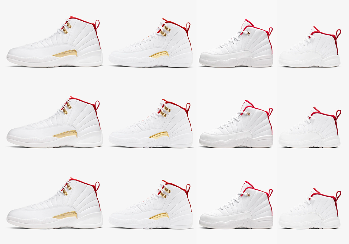 The Air Jordan 12 FIBA Is Releasing In Full Family Sizes