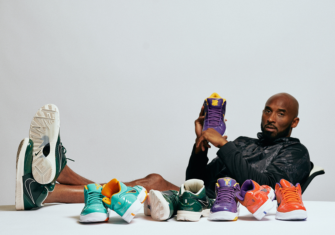 UNDEFEATED Celebrates Kobe Bryant's Birthday With Full Set Release Of Nike Kobe 4 Protro Collection