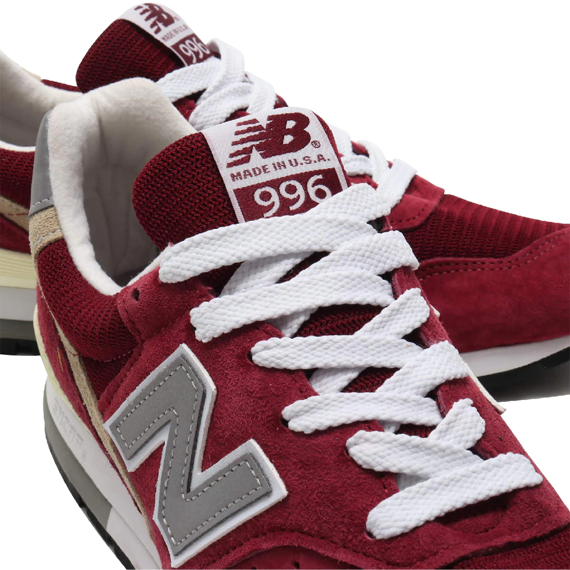 New Balance 996 Made In Usa Burgundy 9