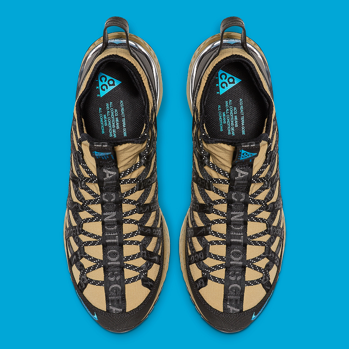 Nike Acg React Terra Gobe Gold Black Bv6344 200 6