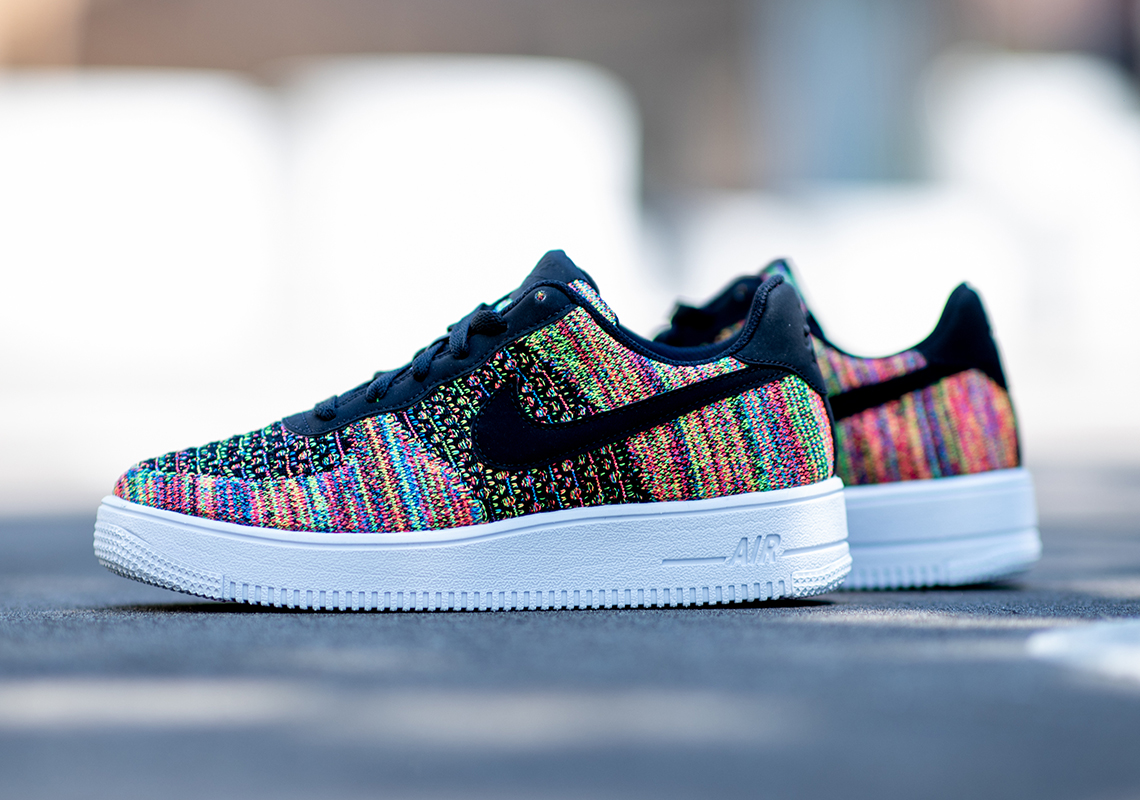 Nike Air Force 1 Flyknit 2 0 Multicolor Bv0063 002 4