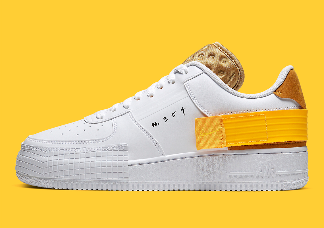 Nike Air Force 1 Low Type Yellow At7859 100 4