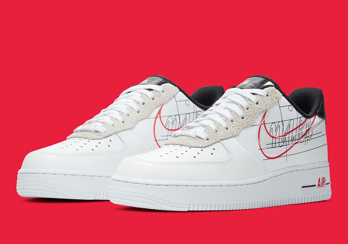 Nike Air Force 1 Script Swoosh Ck9257 100 3