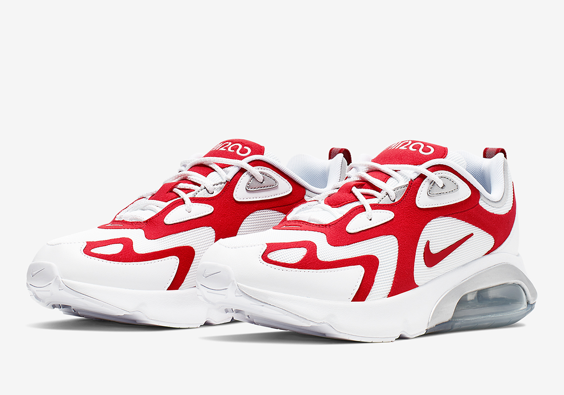 The Nike Air Max 200 Releases In A Familiar "University Red"