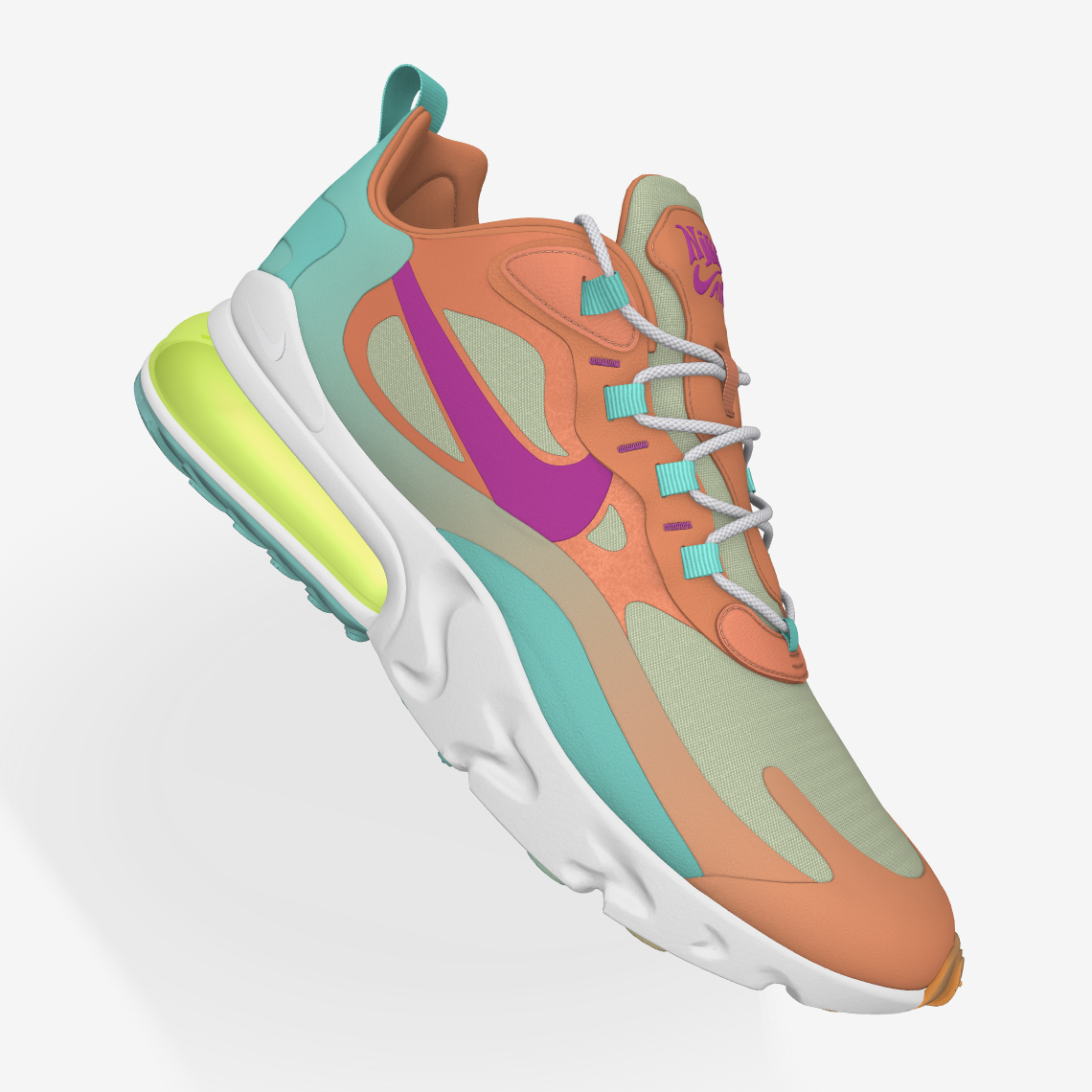 Nike By You Air Max 270 React Psyched By You