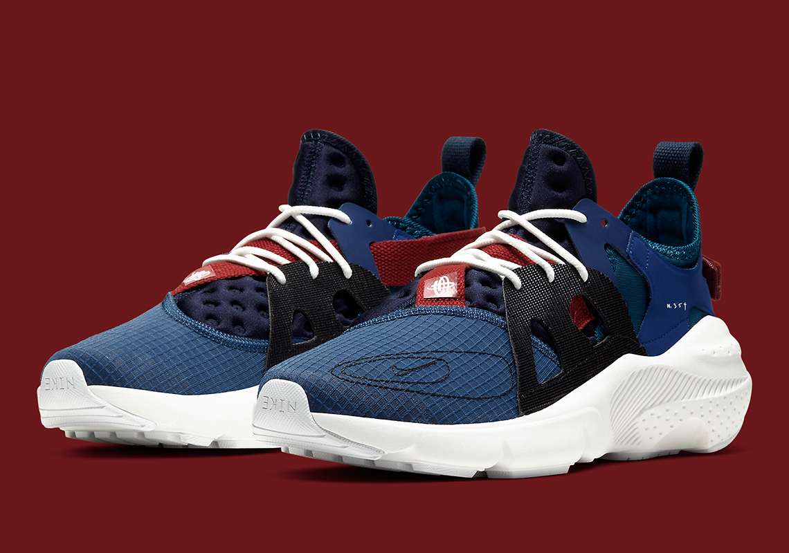 The Nike N.354 Huarache Type Receives Navy Blue Uppers