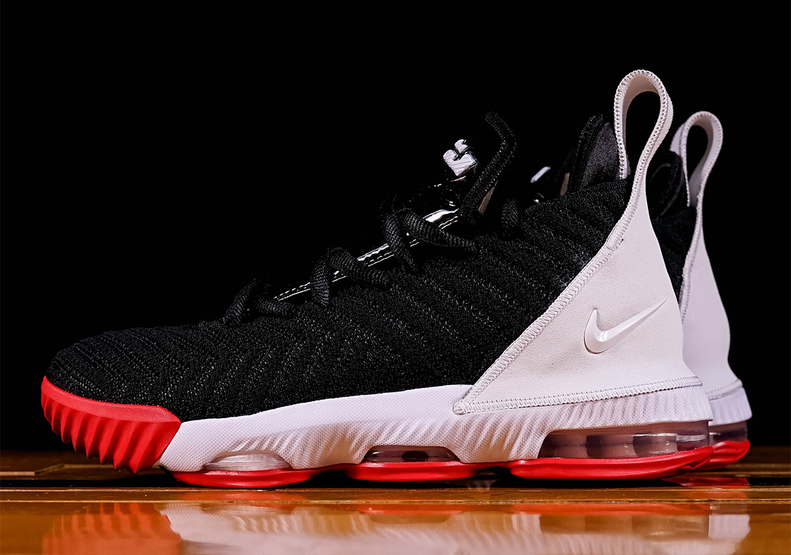 Nike Lebron 16 Bred Kids Aq2465 016 4