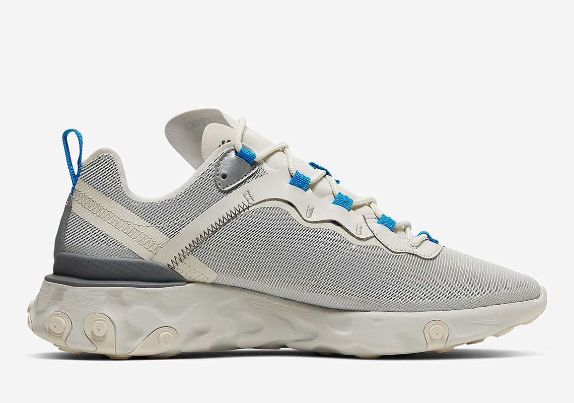 Nike React Element 55 Grey Blue Cq4809 002 3